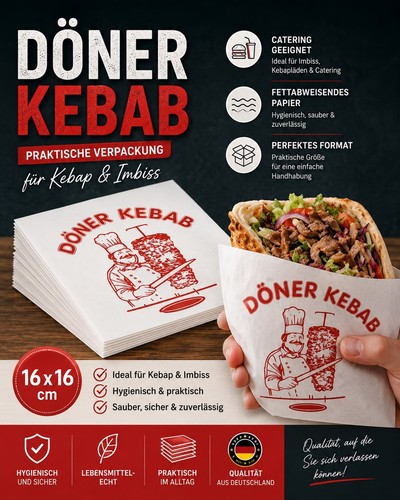 Sacchetti kebab 16x16 - cm,