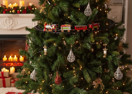 Trenino elettrico natale due - natale,