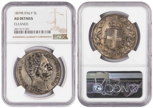650056 italia lire 1879 r - 5,