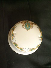 Joli porte-savon en porcelaine de Limoges Solim à décor d'un cupidon TBE