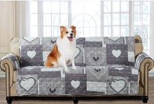 Copridivano Patchwork Grigio