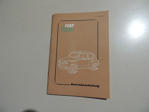 Fiat 600 cabrio - 600, manuale