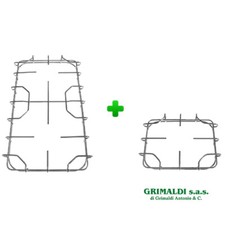 GRIGLIE PER CUCINA PIANO COTTURA STAR 3 FUOCHI 41,7 X 22,5cm  17,7 X 22,5cm