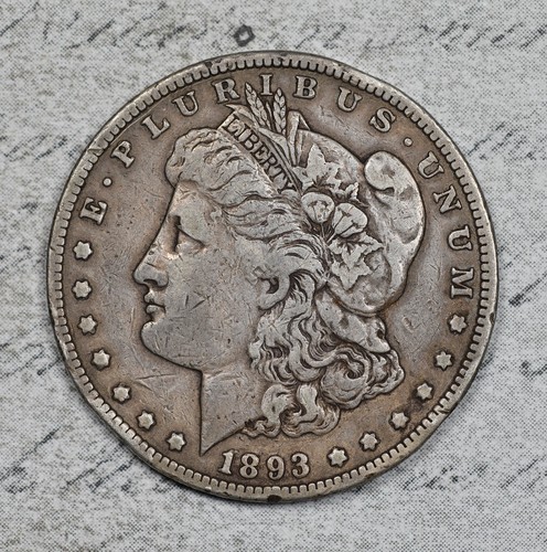1893 morgan dollar - morgan, vf