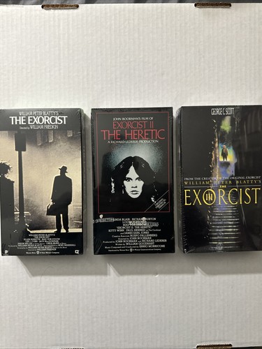 Exorcist vhs sealed lot - vhs,