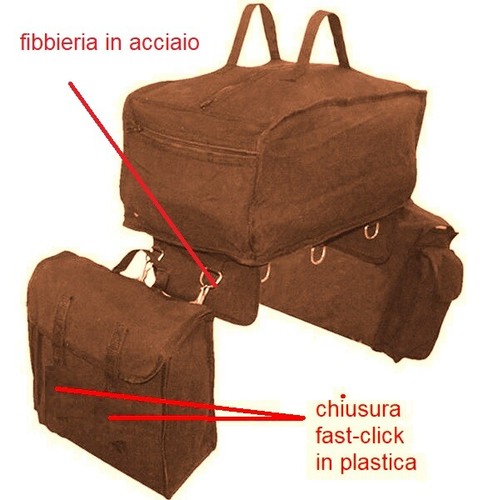 Borse bisaccia bisacce sella
