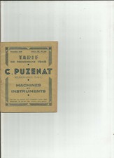 PUZENAT - BOURBON LANCY - TARIFS 1948 1952 1953 / catalogue brochure dépliant 