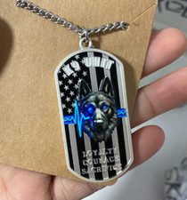 Ciondolo K9 cane polizia forze