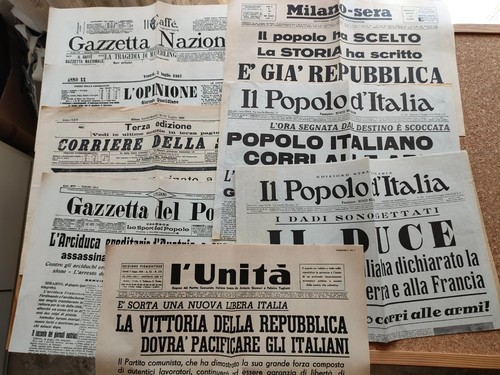 Riproduzioni giornali - di,
