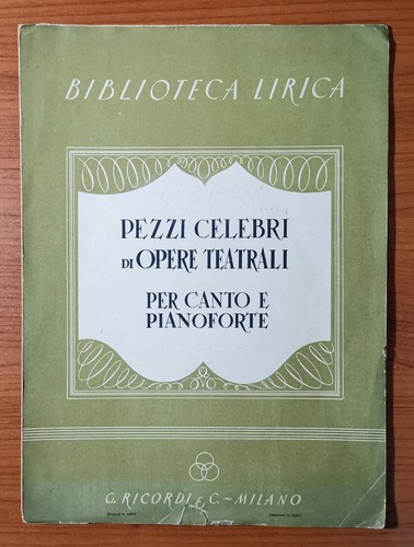 Pezzi celebri opere - celebri, di