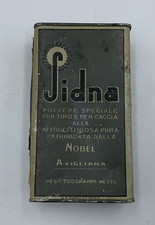 Scatola In Latta Sidna Polvere