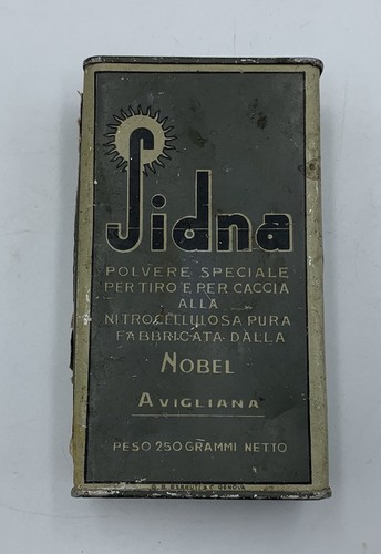 Scatola latta sidna polvere - scatola,