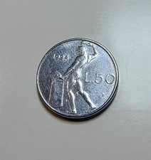 Lire 50 fifty ITALIAN REPUBLIC