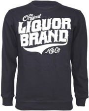 Liquor Brand THE ORIGINAL Logo Men Sweatshirt Pullover Rockabilly