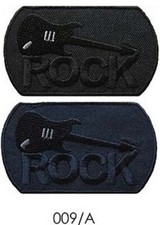 TOPPA PATCH RICAMO "ROCK" 009A