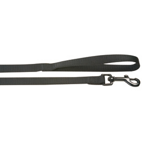 Guinzaglio nylon nero 100cm - guinzaglio,