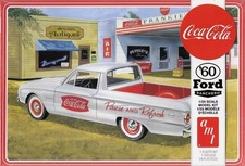 AMT, FORD Ranchero 1960 - COCA-COLA à assembler et à peindre, échelle 1/25, A...