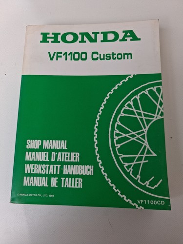 Honda vf1100 custom manuale - honda,