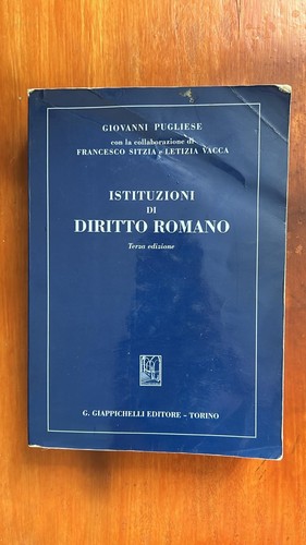 Istituzioni diritto romano - istituzioni,