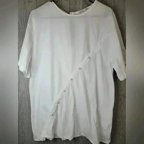 Camicia bianca zara con - camicia,