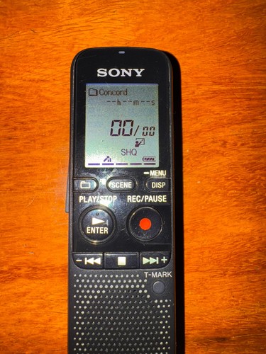 Sony icd px333 - icd, voice