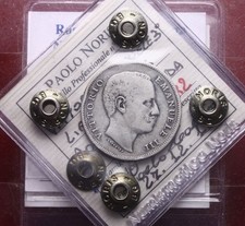 NL* VEIII 1 Lire Argento 1905 AQUILA SABAUDA RR R2 MB/BB Perizia Paolo Noris