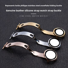 Chiusura in acciaio inox fibbia a farfalla chiusura pieghevole 16 18 mm adatta a Patek Philippe