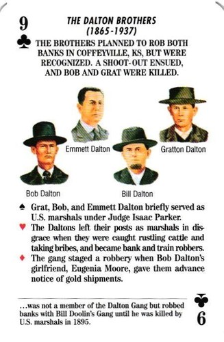 Carta gioco the dalton - carta,