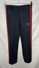 Pantaloni Tuta TrackPants Trousers ADIDAS Vintage Blu Rosso Taglia XS Uomo Men