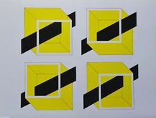 Serigraphy Sérigraphie Serigrafia WALTER FUSI 1974 52/150 PENETRAZIONE