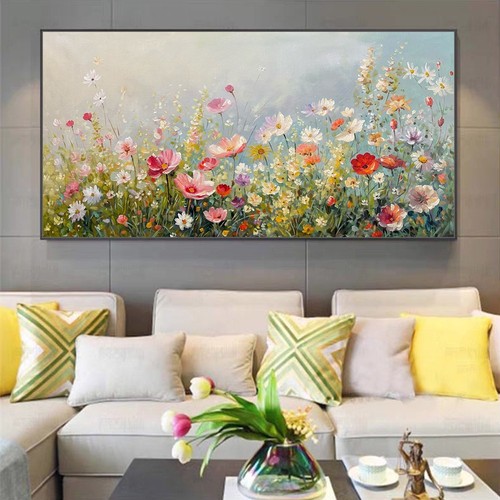 Quadro olio tela paesaggio - su,