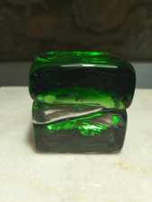 Cubo Fermacarte Vetro Murano