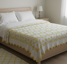 Vintage COPERTA ALL'UNCINETTO