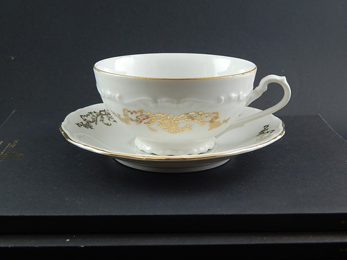 Rocaille antica tazza con - rocaille,
