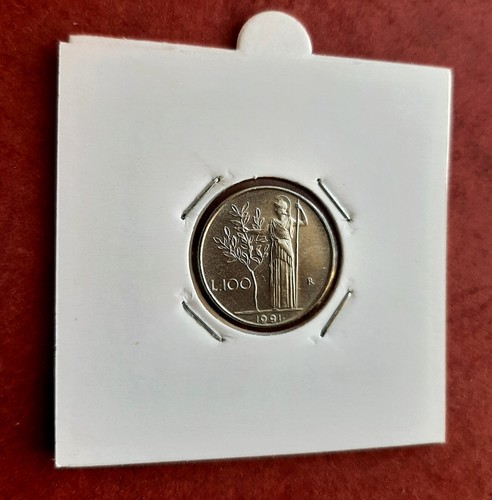 100 lire 1991 minerva cifra - lire,