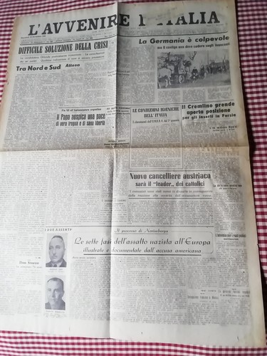 Ww2 scavo giornale avvenire - ww2,