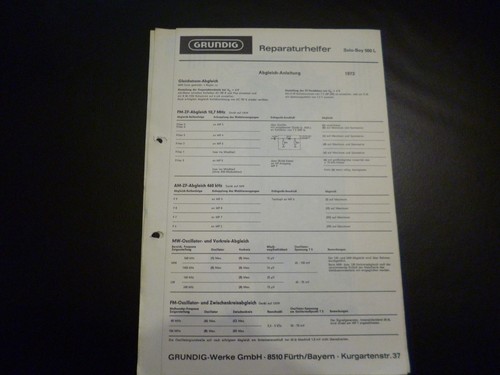 Manuale servizio originale - servizio,
