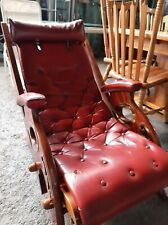 poltrona in mogano stile vecchia marina "SOVEREIGN OF THE SEAS BOSTON 1850"