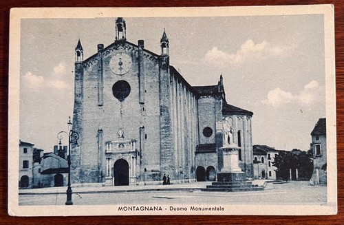 Cartolina epoca montagnana - cartolina, d'