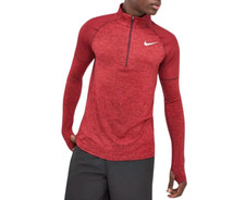 Nike Dri-FIT Element 2.0 Running 1/4 Zip Long Sleeve Men´s Shirt AH8973-610 Red
