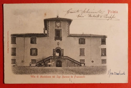 Cartolina pistoia villa - cartolina,