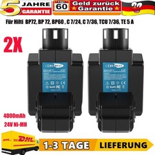 2 batterie 4.0AH Ni-MH per