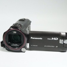 Videocamera digitale Panasonic HC-W850M Full HD nera funzionante usata 