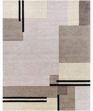 Tappeto in lana trapuntato