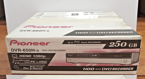 Pioneer dvr 650h - pioneer, dvd
