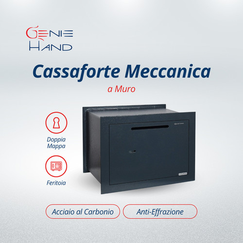 Cassaforte meccanica muro da - meccanica,