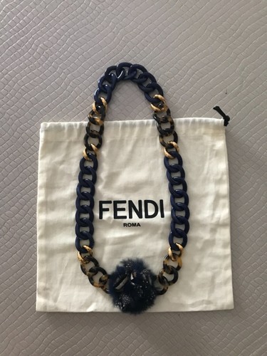 Fendi collana catena - fendi,