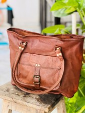 Borsa shopping in pelle Market