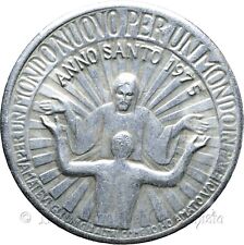 1975 Anno santo Per un mondo nuovo in pace Medaglia Rinnovamento riconciliazione