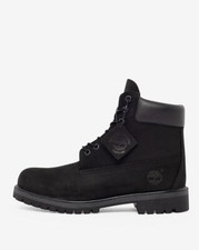 STIVALI Uomo Timberland 6” Pollici CLASSICI Premium 10073 NERO Nubuck NUOVI TAGLIE 8-14